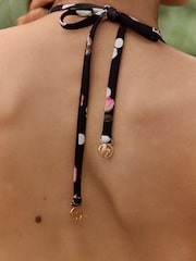 B by Ted Baker Mono Spot Underwired Bandeau Bikini Top - Bild 11 von 13