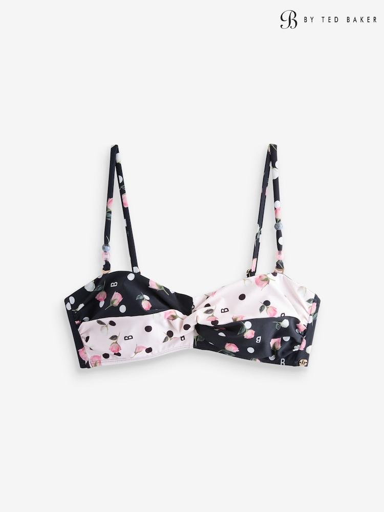 B by Ted Baker Mono Spot Underwired Bandeau Bikini Top - Bild 13 von 13 B by Ted Baker Mono Spot Underwired Bandeau Bikini Top - Bild 13 von 13