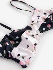 B by Ted Baker Mono Spot Underwired Bandeau Bikini Top - Bild 8 von 13