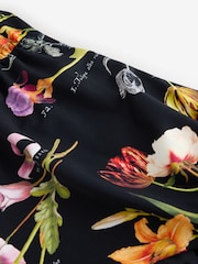 B by Ted Baker High Waist Black Floral Bikini Briefs - Image 7 of 9