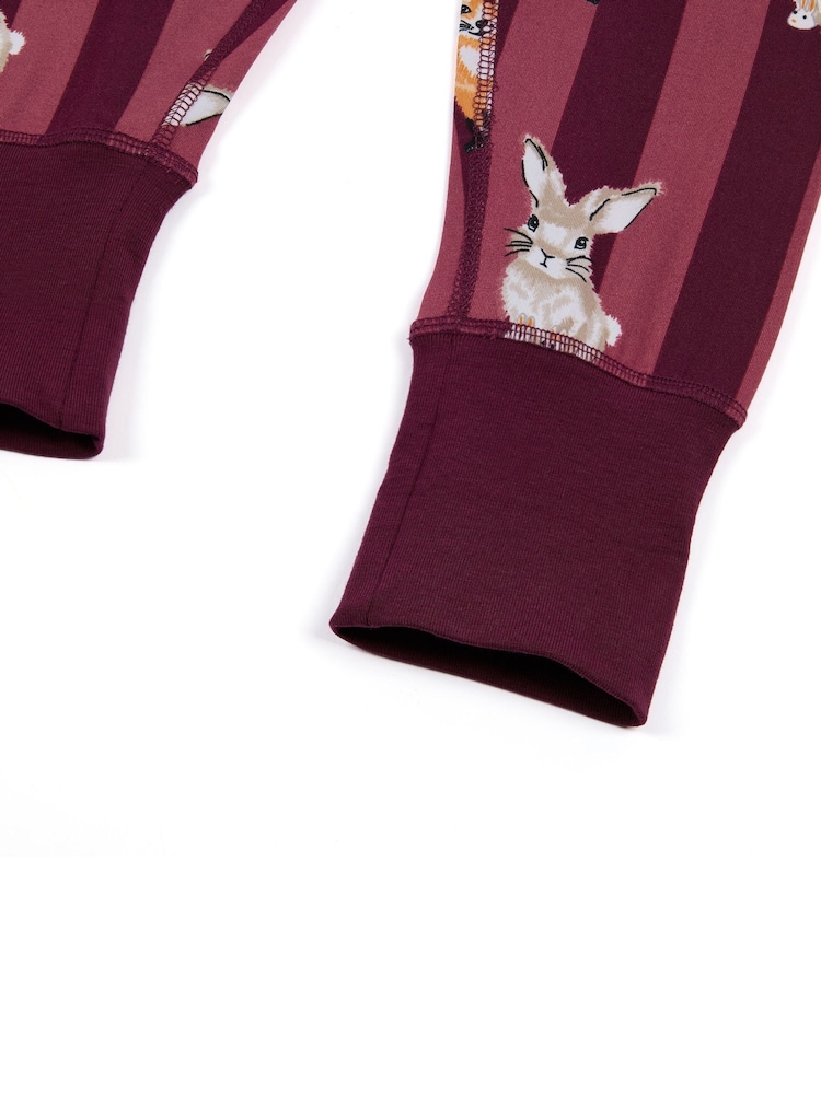 Chelsea Peers Kids Fox and Hare Long Pyjama Set - صورة 3 من 3