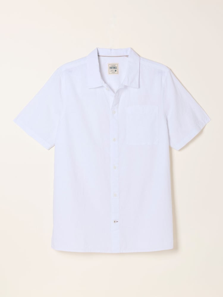 FatFace Bugle White Short Sleeve Shirt - Image 5 of 5
