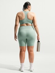 Nike Steam Green Curve Swoosh Medium Support Sports Bra - Image 2 of 5