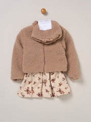 Miss Fur Jacket and Dress Outfit Set - Image 2 of 5