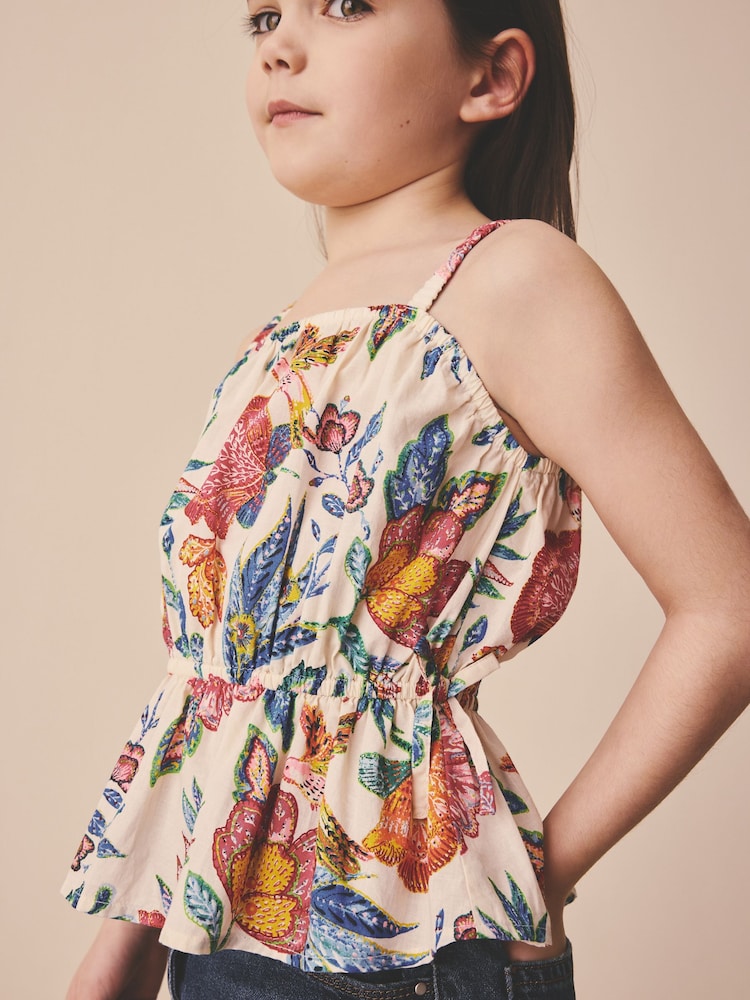 Multi Strappy Peplum Blouse (3-16yrs) - Image 4 of 4