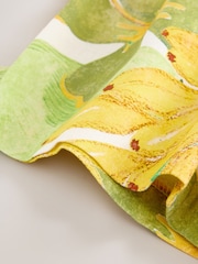 彩色 - Linen Rich Postcard Print Shorts - 圖片 7/8