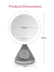Carmen Silver 3-in-1 Illuminated LED Mirror - Image 7 of 10