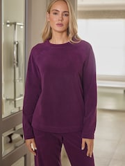 Long Tall Sally Red Microfleece Pyjama Top - Image 1 of 6