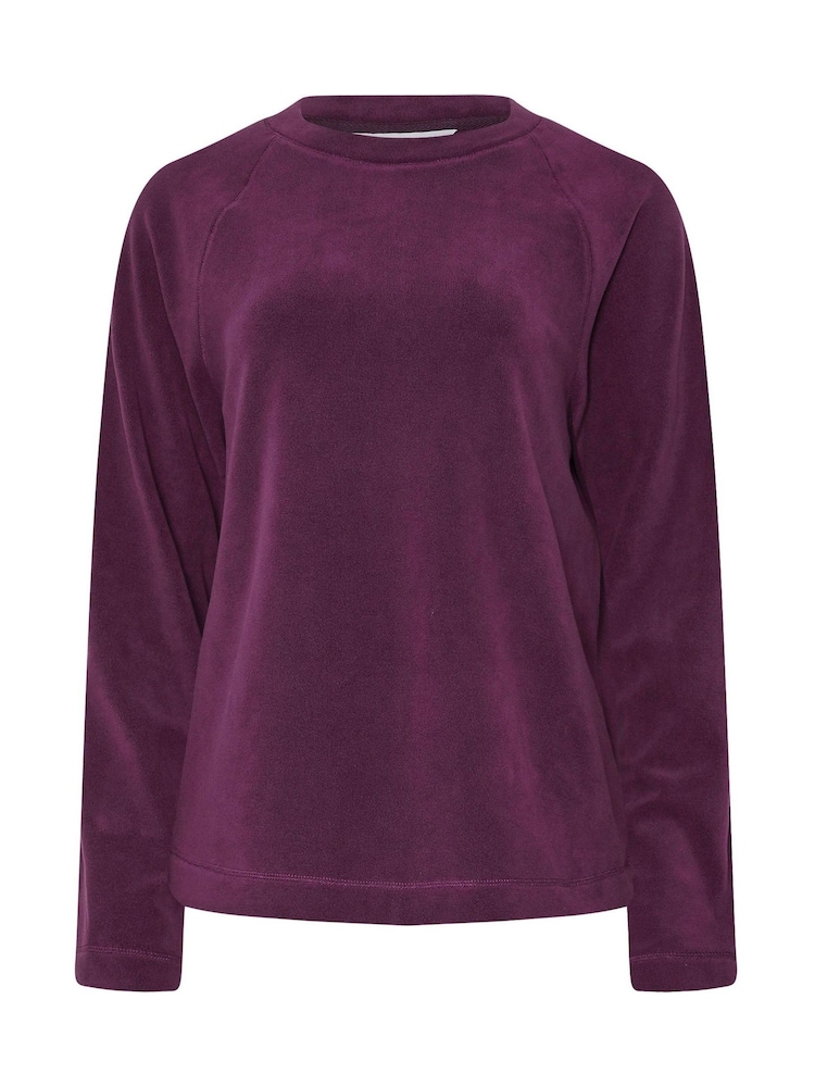 Long Tall Sally Red Microfleece Pyjama Top - Image 6 of 6 Long Tall Sally Red Microfleece Pyjama Top - Image 6 of 6