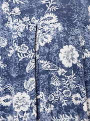 Yours Curve Floral Pleated Front Top - Imagem 5 de 5