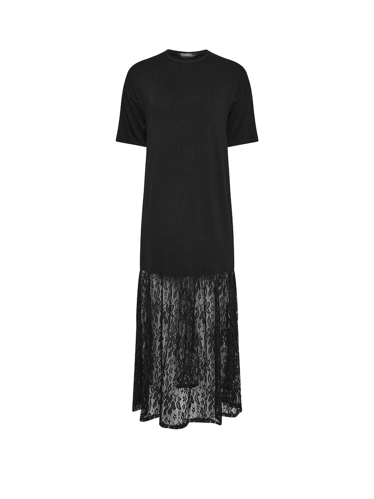 PixieGirl Petite Lace T-Shirt Maxi Dress - Imagen 5 de 5