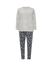 Yours Curve Grey Clipped Lounge Set - Image 4 of 5