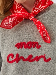 Accessorize Grey Mon Cheri Jumper - Image 3 of 4