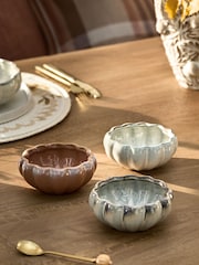 Set of 3 Natural Pumpkin Dip Bowls - Image 6 of 7