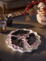 Monochrome Halloween Bat Shaped Chip And Dip Platter - Image 2 of 4