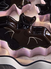 Monochrome Halloween Bat Shaped Chip And Dip Platter - Image 3 of 4