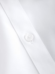 Clarks White Collared Short Sleeve School Shirts 2 Pack - Image 6 of 7