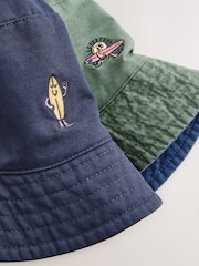 Black/Green Bucket Hats 2 Pack - Image 5 of 5