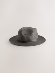 Verde kaki - Panama Straw Hat - Imaginea 1 din 3