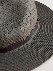 Verde kaki - Panama Straw Hat - Imaginea 2 din 3