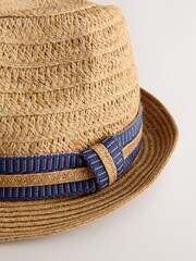 Brown Trilby Hat - Image 2 of 3