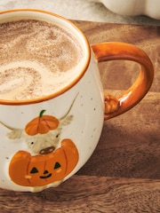Orange Hamish The Highland Cow Pumpkin Mug - Image 3 of 4