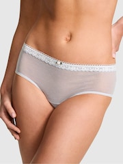 Victoria's Secret Pink Adrift Blue Cheeky Valerie Lace Mini Scoop  Knickers - Image 1 of 3