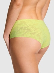 Victoria's Secret Pink Citron Yellow Cheeky No Show Lace Knickers - Image 2 of 2