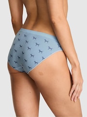 Victoria's Secret Pink Icy Blue Dog Print Bikini Knickers - Image 2 of 2