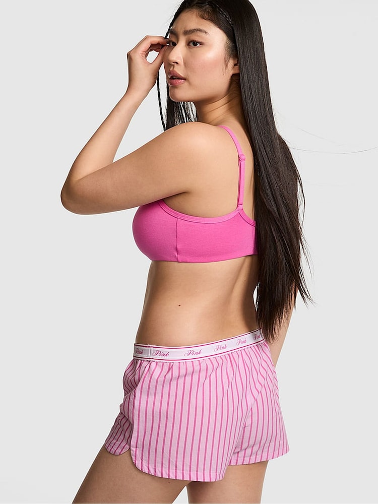 Victoria's Secret PINK Pink Lollipop Stripe Pyjama Short Bottoms - Image 2 of 2