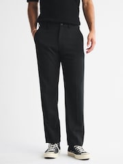 Abercrombie & Fitch Black Relaxed Straight Trousers - Image 2 of 7