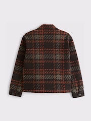 Abercrombie & Fitch Dark Brown Wool Blend Cropped Jacket - Image 2 of 4