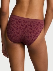 Victoria's Secret Rose Purple Bikini Floral Knickers - Image 2 of 2