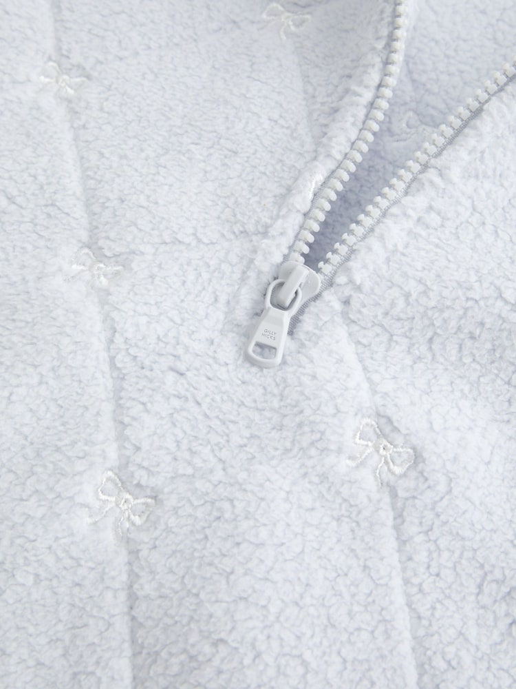 Hollister Gilly Hicks Embroidered Full Zip Sweatshirt - Image 2 of 2 Hollister Gilly Hicks Embroidered Full Zip Sweatshirt - Image 2 of 2