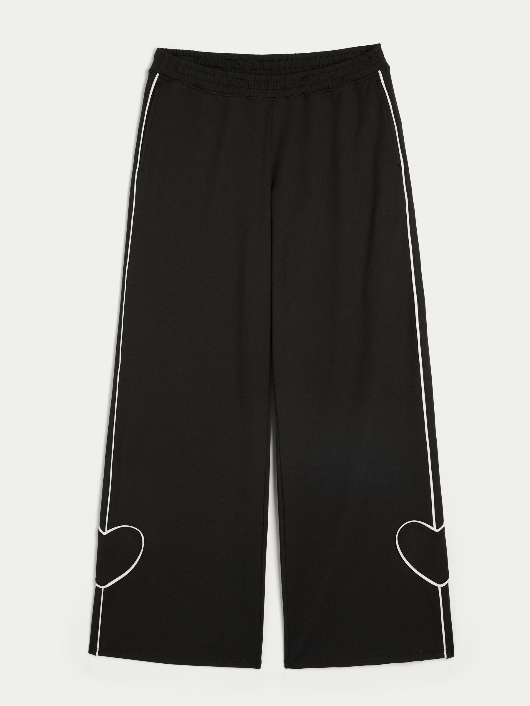 Buy Hollister Black Gilly Hicks Heart Baggy Joggers from Next USA