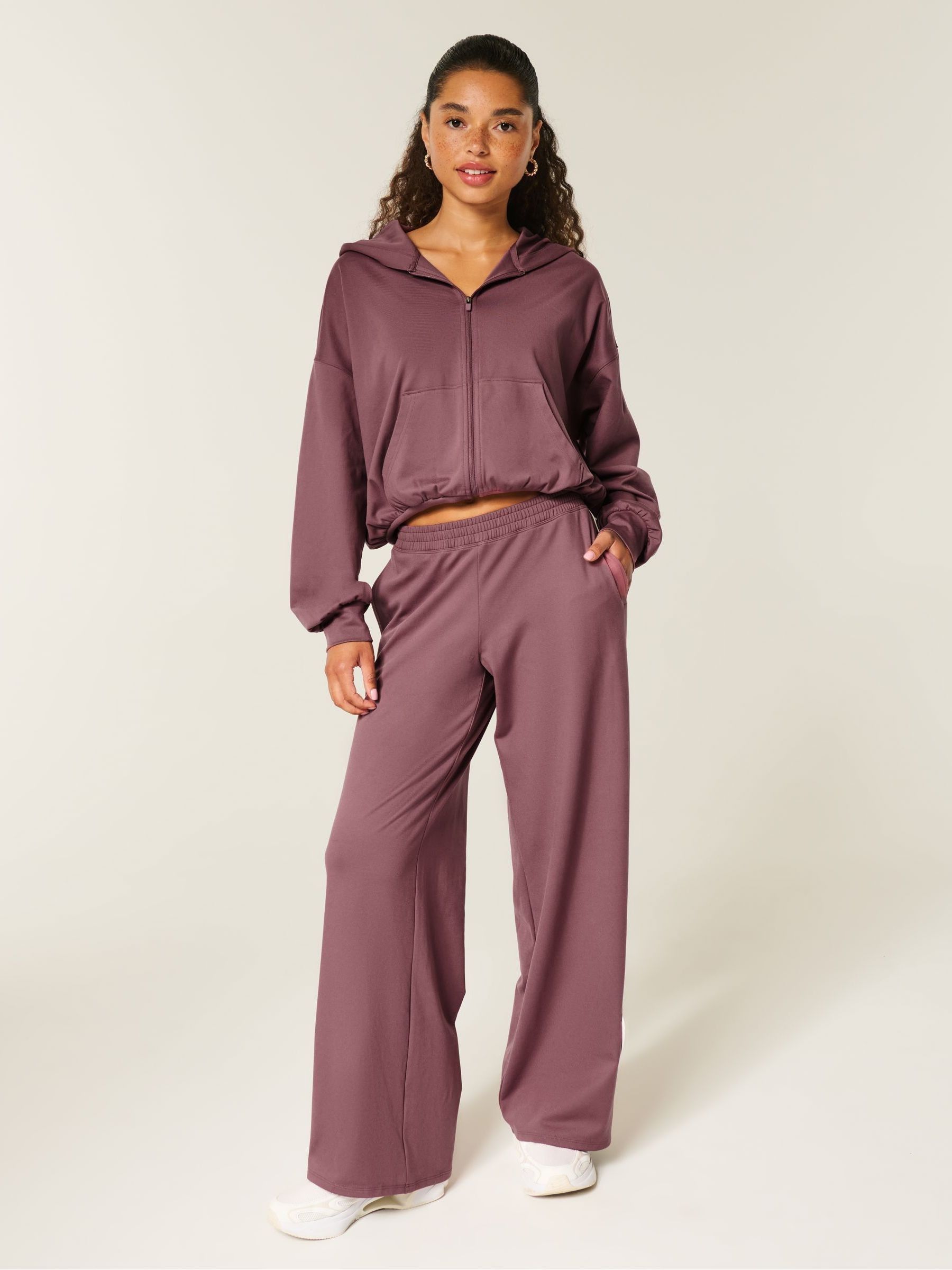Buy Hollister Brown Gilly Hicks Heart Baggy Joggers from Next USA
