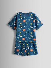 JoJo Maman Bébé Blue Pyjamas - Image 1 of 7