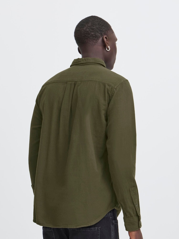 Blend Green Casual Long Sleeve Shirt - Image 2 of 5