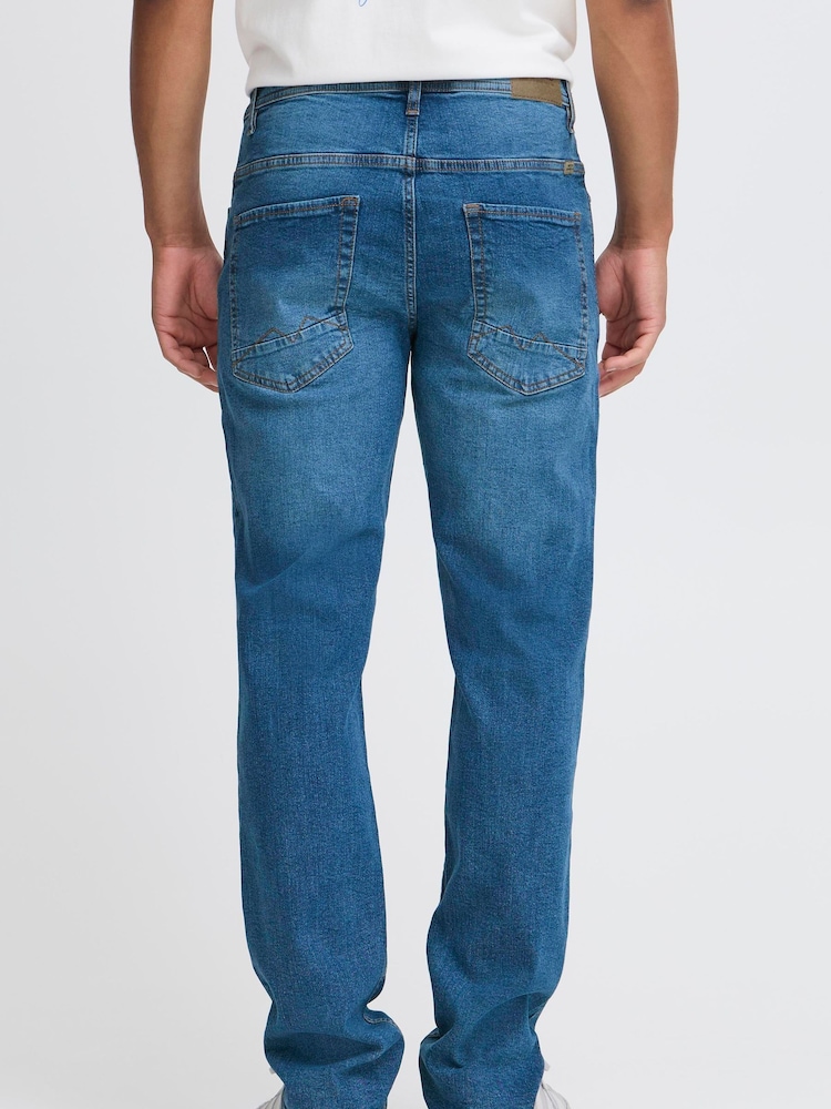 Blend Blue Straight Stretch Denim Jeans - Image 2 of 5 Blend Blue Straight Stretch Denim Jeans - Image 2 of 5
