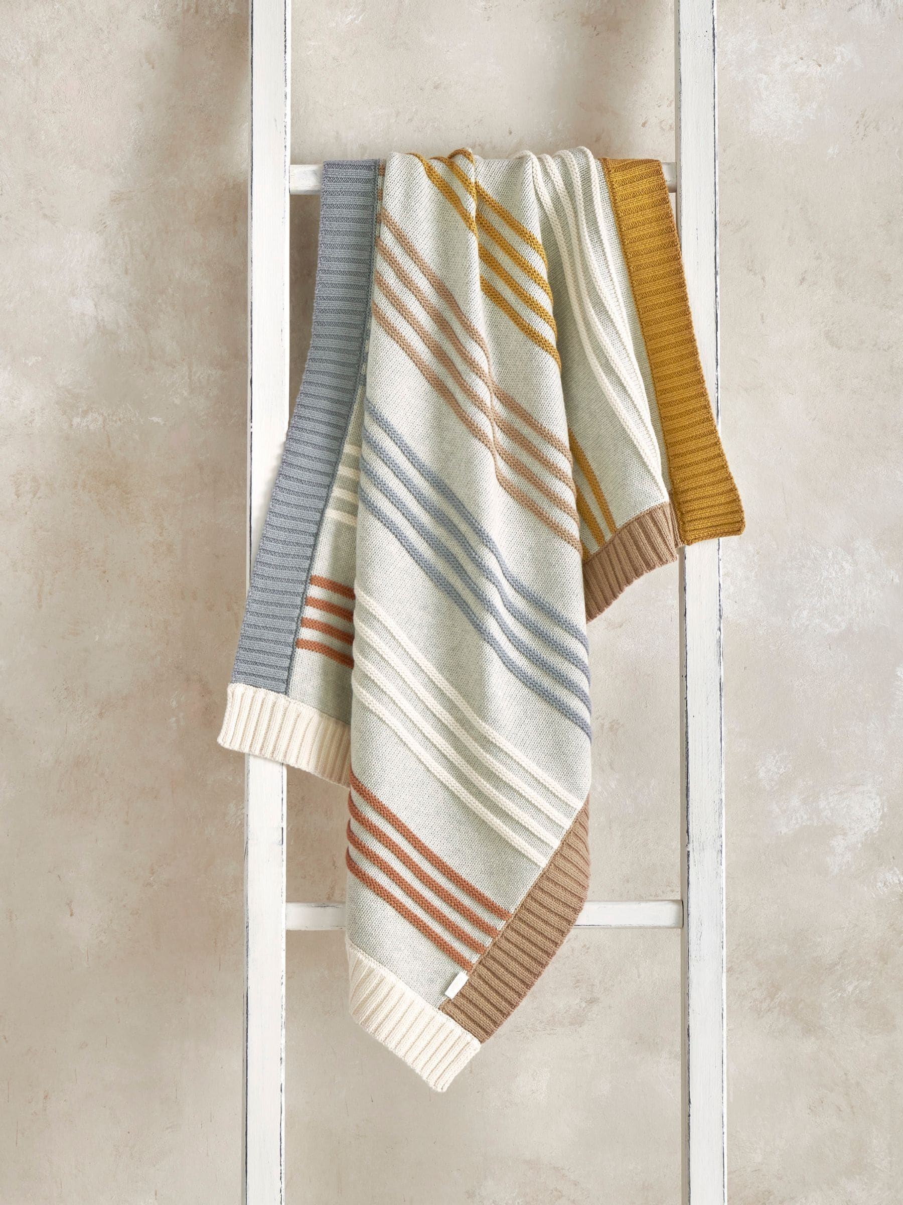 Mamas & Papas Knitted Blanket - Grey - Image 3