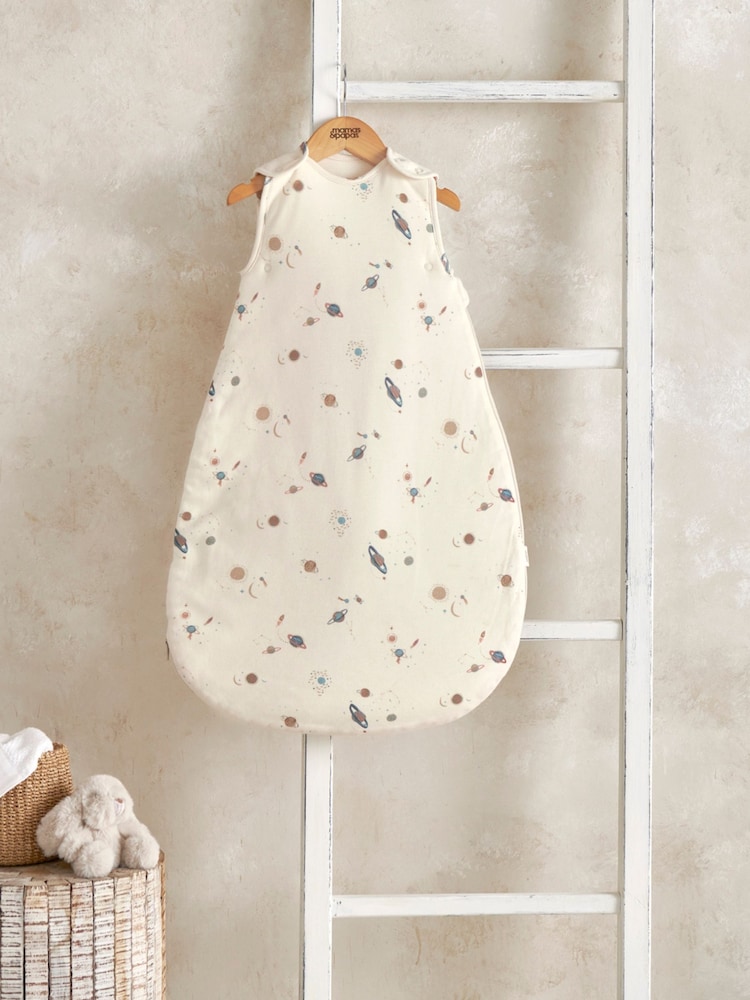 Mamas & Papas Cream 2.5 Tog 0-6 Months Planet Sleepbag - Image 1 of 3
