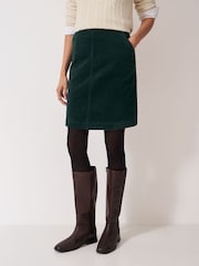 Crew Clothing Green Demi Cord Mini Skirt - Image 3 of 5