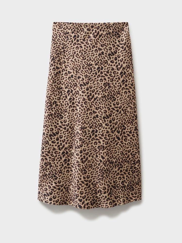 Crew Clothing Natural Rowen Satin Slip Midi Skirt - Image 6 of 6 Crew Clothing Natural Rowen Satin Slip Midi Skirt - Image 6 of 6