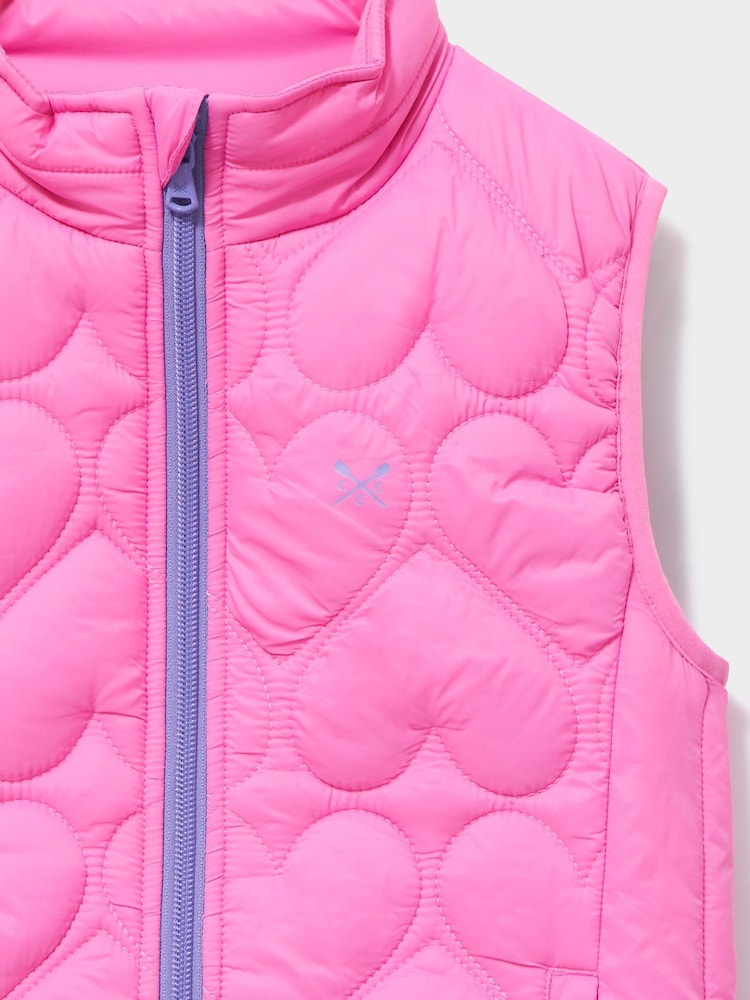 Crew Clothing Heart-Quilted Gilet - صورة 3 من 3 Crew Clothing Heart-Quilted Gilet - صورة 3 من 3