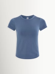 Varley Bijou Blue Active Casper Seamless T-Shirt - Image 9 of 9
