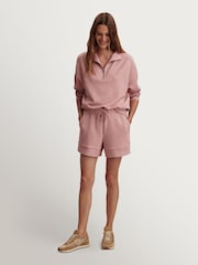 Varley Rose Marl Doublesoft Atrium High Rise 4.5 Shorts - Image 10 of 11