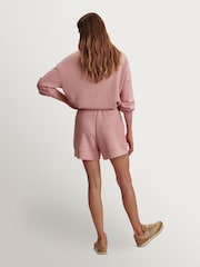 Varley Rose Marl Doublesoft Atrium High Rise 4.5 Shorts - Image 4 of 11