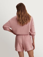 Varley Rose Marl Doublesoft Atrium High Rise 4.5 Shorts - Image 5 of 11