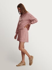 Varley Rose Marl Doublesoft Atrium High Rise 4.5 Shorts - Image 9 of 11