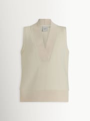 Varley White Doublesoft Freida V-Neck Tank - Image 4 of 4